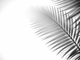tropical palma hojas antecedentes. ilustración ai generativo foto