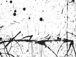 Clásico grunge textura con afligido negro y blanco diseño vector