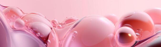 Pink pastel background with drops. Illustration photo