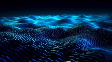 alto tecnología futurista computadora gráficos fondo, ilustración ai generativo foto