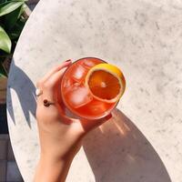 Summer cocktail. Illustration photo