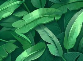 Tropical Palm Leaves Background. Illustration photo