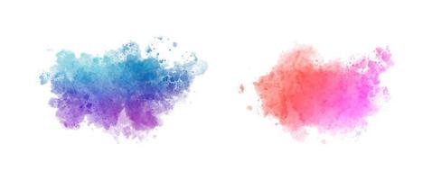 watercolor vector stains. background for title and logo