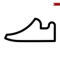 shoes line icon vector