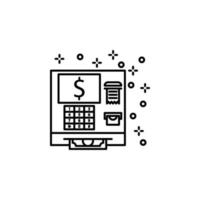 Computer atm vector icon