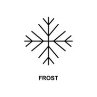 frost vector icon