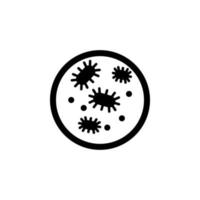laboratorio, biología vector icono
