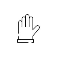 gloves for work vector icon