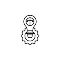 creativity, technology, setting vector icon