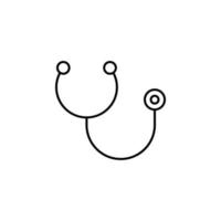 stethoscope vector icon