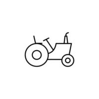 farm tractor vector icon