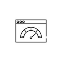 website speed vector icon