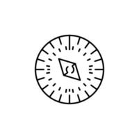 compass dusk style vector icon