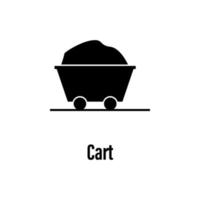 Cart vector icon