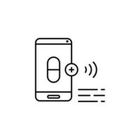 Smartphone, cellphone, overuse vector icon