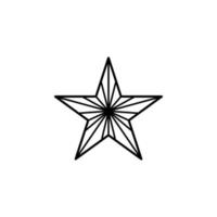 star line vector icon