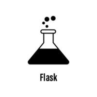 Flask vector icon