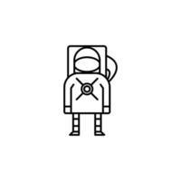 cosmonaut vector icon