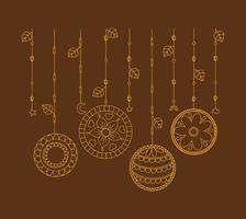 Illustration of Boho Ornaments Vector