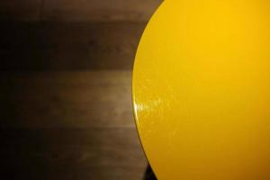 Reflection of Light on Yellow Table Surface, Suitable for Minimal Concept. photo