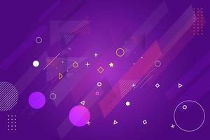 Abstract colorful shapes gradient abstract background vector