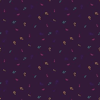 musical notes pattern vector