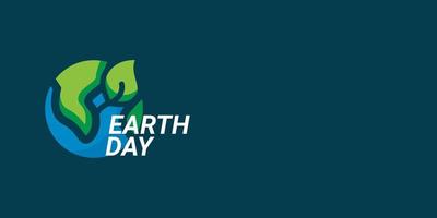 Happy earth day background vector art illustration