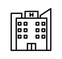 lujo hotel icono. de moda moderno plano lineal vector lujo hotel icono en blanco antecedentes desde Delgado línea hotel recopilación, editable contorno carrera vector ilustración