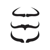 Bull logo and symbols vector template icons app