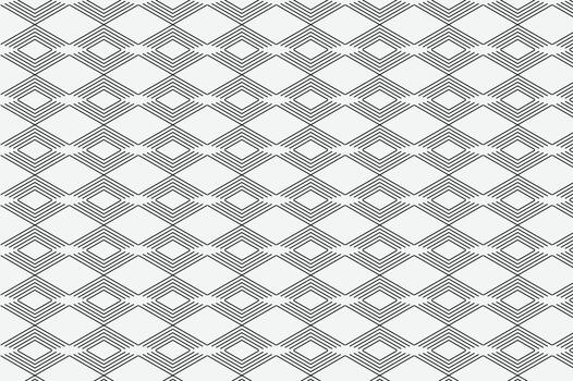 Geometric set of seamless gray and white patterns. Simple vector graphics.
