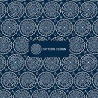 Vector floral geometric pattern