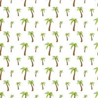 Seamless Pattern with palm trees. Colorful summer background. Vector illustration