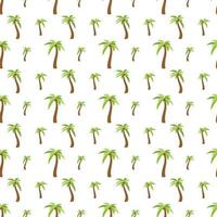 Seamless Pattern with palm trees. Colorful summer background. Vector illustration