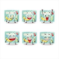 Cartoon character of lunch box with smile expression vector