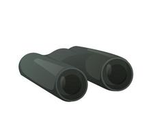 Binoculars explorer isolated vector illustration