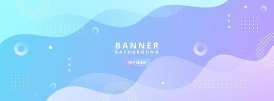 banner background. colorful, blue and purple gradations. wave effect .eps 10 vector