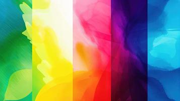 Abstract background with multicolored wavy lines photo