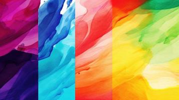 Abstract background with multicolored wavy lines photo