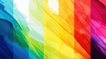 Abstract background with multicolored wavy lines photo