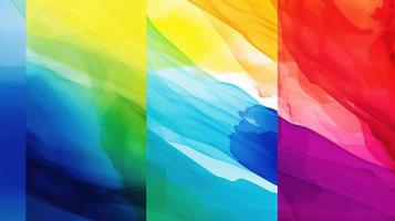Abstract background with multicolored wavy lines photo
