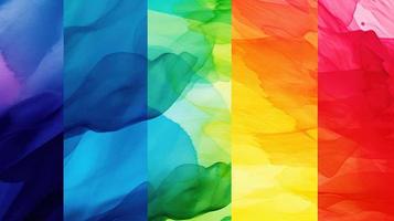 Abstract background with multicolored wavy lines photo
