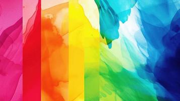Abstract background with multicolored wavy lines photo