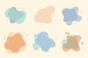 bloop shape colorful vector