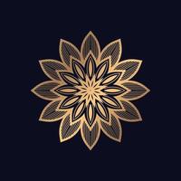 Floral ornamental mandala patterns vector logoi con illustration