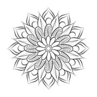 Mandala Art design in circle. Simple mandala design floral mandala art beautiful mandala artwork vector