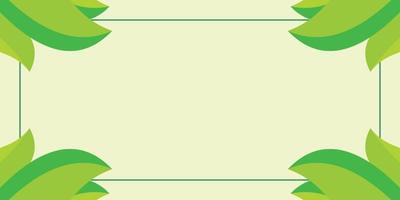 earth day background green color abstract shape, leaf pattern with free space for text. Template for banners, posters, social media, presentations. vector
