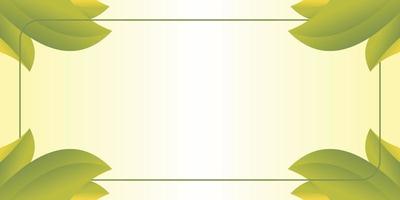 earth day background green color abstract shape, leaf pattern with free space for text. Template for banners, posters, social media, presentations. vector