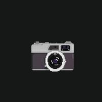 a camera portable in pixel art style vector