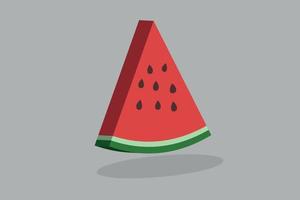 Delicious and scrumptious watermelon suitable for your food design vector