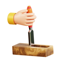 Construction Tools 3D Icon png